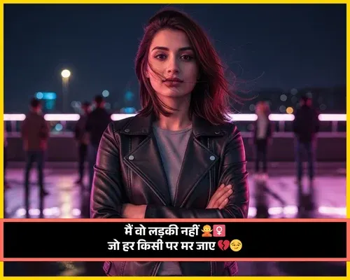 Attitude Shayari for Girls 2 Line