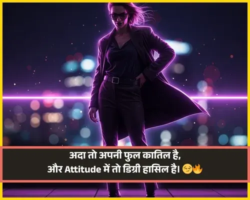 Cool Gussa Female Attitude Shayari