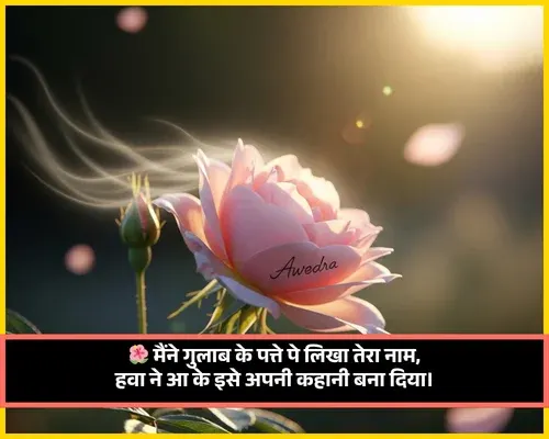Flower Shayari in Hindi