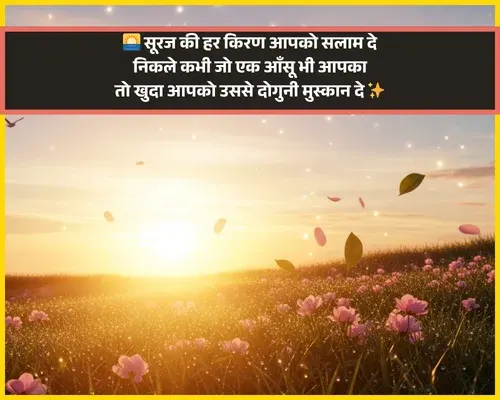 Good Morning Shayari in Hindi