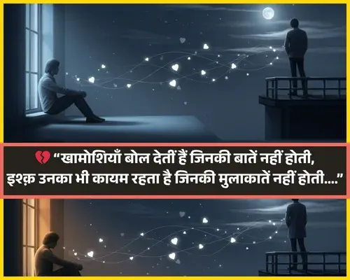 Heart Touching Khamoshi Shayari