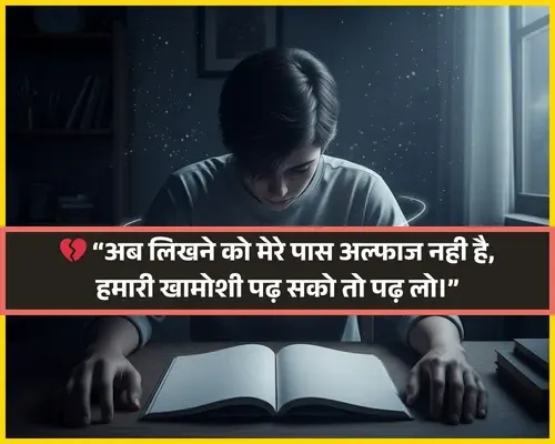 Khamoshi Shayari 2 Line