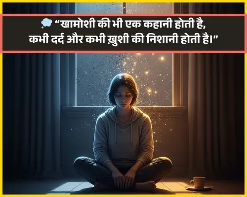 Khamoshi Shayari in Hindi