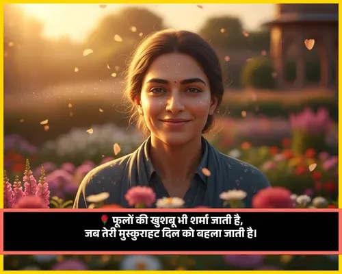 Romantic Flower Shayari in Hindi