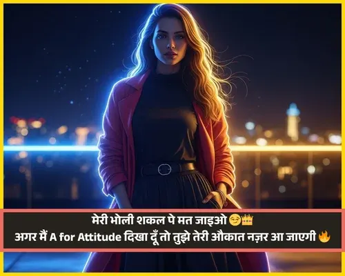Royal Attitude Gussa Female Attitude Shayari