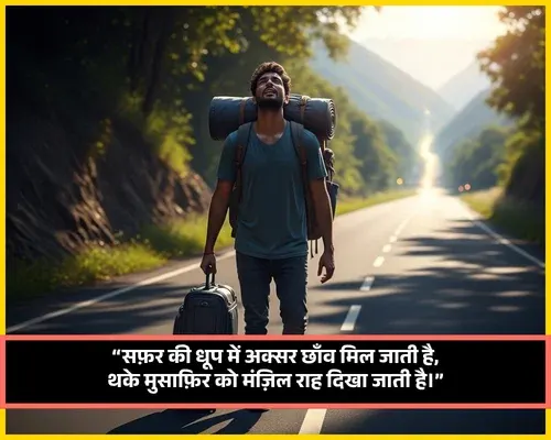 Safar Shayari in Hindi on Life