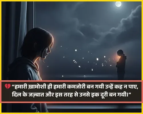 Two Line Khamoshi Shayari