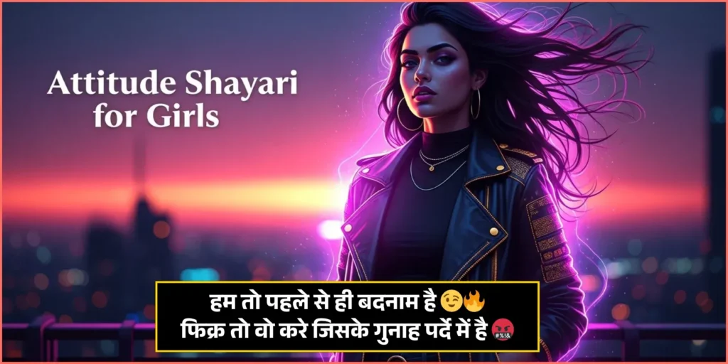 Attitude Shayari for Girls